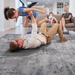 DTY Signature Collection 5X7 Light Grey/Abstract Non-Shedding Living Room Bedroom Dining Home Office Stylish and Stain Resistant Area Rug - DTYStore