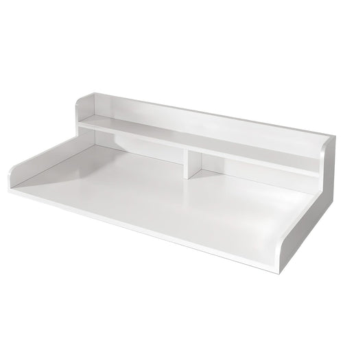 2-Tier Washer and Dryer Countertop with 2.75' H Guard, 54' W x 27.5' D Laundry Countertop Cover, Large Space Laundry Topper for Folding Clothes Over Washer and Dryer, White - Image 8