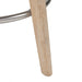 Upholstered 360 Degree Swivel Counter Stool 26' H - DTYStore