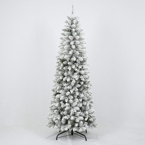 3 Pcs Flocked Artificial Christmas Tree Set with Lights, 4ft 5ft 6ft Christmas Snow Tree Set, Christmas Decor - Image 12
