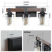 3-Lights Farmhouse Vanity Lights Fixture Rustic Bathroom Light Fixture Bathroom Sconce (Without Bulbs)