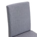 Four Light Gray Linen-Cotton dining chairs, simple and versatile, comfortable and accompanied. Exquisite and versatile dining chairs unlock a comfortable new experience.(Set of 4) - DTYStore