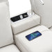 109*57"Modern Sectional Cloud Sofa with Console,USB Charging Port,Reading Light,Cup Holder,4 Seat Chenille Modular Couch,Storable Indoor Funiture for Living Room,Apartment,2 Color - DTYStore