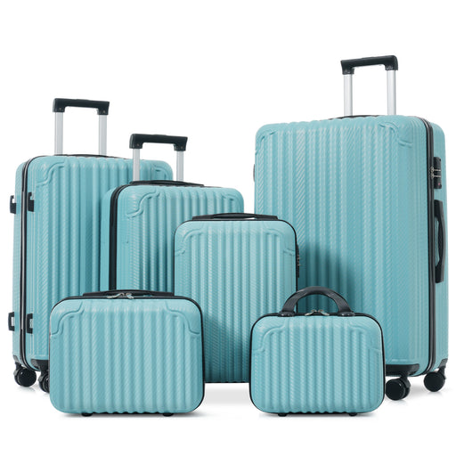 Durable ABS Hardshell Luggage Set with Spinner Wheels and TSA Lock, Lightweight