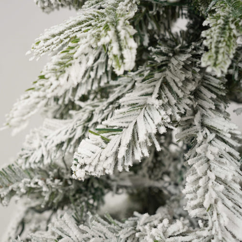 Pre-lit Christmas Artificial Tree 4-Piece Set, Garland, Wreath and Set of 2 Entrance Trees, X-mas with LED Lights, PVC Festival Celebration Set, Green - Image 12