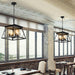 4-Light Farmhouse Chandeliers For Dining Room Black(No Bulbs) - DTYStore