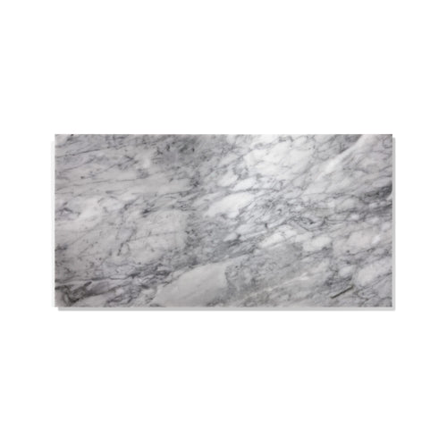 12*24 Carrara Marble, Gray Marble, Natural Marble, For Wall and Floor, Polished Marble Tile, 1 Box 4 pcs - Image 1