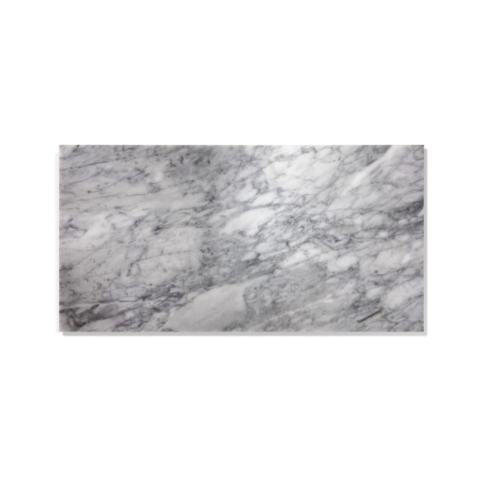 12*24 Carrara Marble, Gray Marble, Natural Marble, For Wall and Floor, Polished Marble Tile, 1 Box 4 pcs