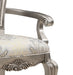 Beige and Antique Platinum Tufted Side Chair (Set of 2) - DTYStore