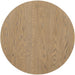 Farmhouse Round Extendable Dining Table with 16" Leaf Wood Kitchen Table - DTYStore