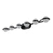 Vanity Lights With 6 LED Bulbs For Bathroom Lighting(Black) - DTYStore
