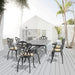 (Cushions In Random Colors)7-Piece Set Of Cast Aluminum Patio Furniture With Cushions(=OLD ITEM CODE W1710S00173) - DTYStore