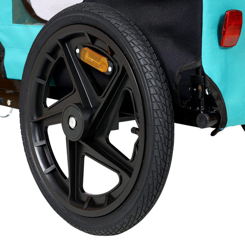 Pet Bike Trailer Dog Cart for Bicycle,Suitable for Small and Medium Pets, Easy Folding Cart Frame, Quick Release Wheel, Non-Slip Floor, Internal Leash - Image 20