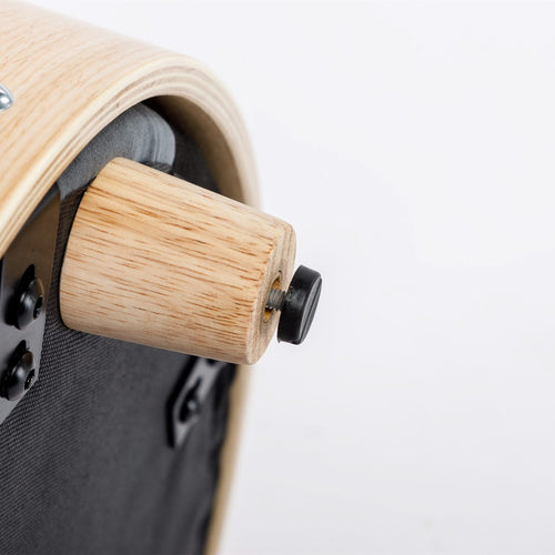 Scandinavian style Elevated Dog Bed Pet Sofa With Solid Wood legs and Bent Wood Back, Velvet Cushion,Mid Size,Dark Grey - Image 14