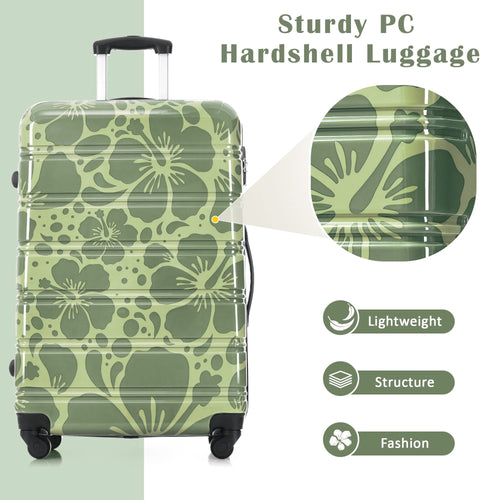 Hardshell Luggage Sets 3 pcs Spinner Suitcase with TSA Lock Lightweight-20'+24'+28' Luggages - Image 4