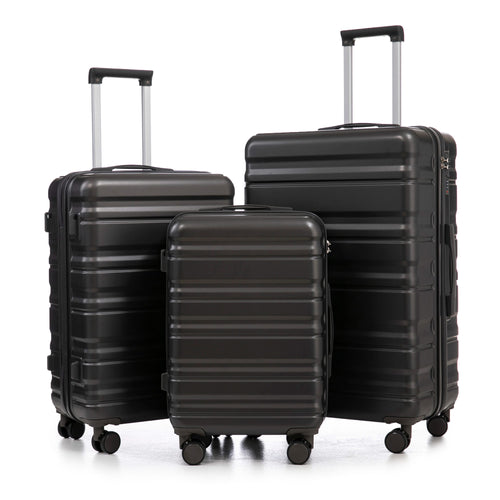 HIFINE TOURIST 20'/24'/28' 3 pcs/set in ABS Spinner Wheel Luggage, Carry on Suitcase, Matching Color, Combination Lock (Dark Gray) - Image 20