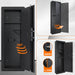 Wall Gun Safe, Gun Safes for Home, Gun Safes & Cabinets, Wall Safes Between The Studs, Quick-Access Rifle Safe with Removable Shelf and Digital Keypad(Black) - DTYStore