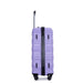 Expandable 3 Piece Luggage Sets PC Lightweight & Durable Suitcase with Two Hooks, Spinner Wheels, TSA Lock, (21/25/29) Purple - DTYStore