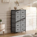 Dresser for Bedroom Storage Drawers, Fabric Storage Tower with 11 Drawers Sturdy Metal Frame - DTYStore