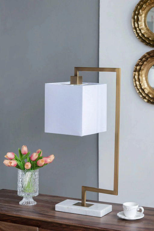 9x14.3x25.2' Metal Table Lamp Default -DTYStore