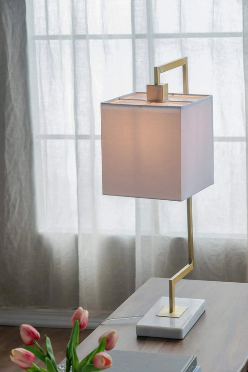 9x14.3x25.2' Metal Table Lamp Default -DTYStore