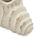 9x5.5x5.7' Sand and Cement Conch Shell Planter with Textured Beige Finish Default -DTYStore