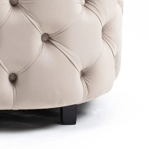 A&A Furniture,Accent Chair / Classical Barrel Chair for living room / Modern Leisure Sofa Chair (Khaki) Default -DTYStore