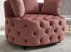 A&A Furniture,Accent Chair / Classical Barrel Chair for living room / Modern Leisure Sofa Chair (Pink) Default -DTYStore