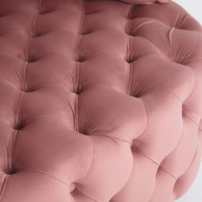 A&A Furniture,Accent Chair / Classical Barrel Chair for living room / Modern Leisure Sofa Chair (Pink) Default -DTYStore