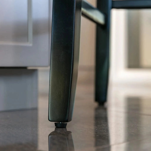 A&A Furniture,Contemporary Velvet Upholstered Wing-Back Barstools with Button Tufted Decoration and Wooden Legs, and Chrome Nailhead Trim, Leisure Style Bar Chairs,Bar stools,Set of 2 (Black),SW1824BK Default -DTYStore