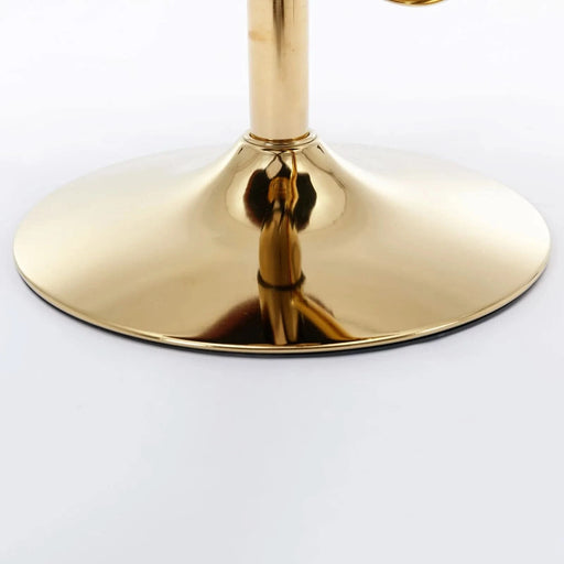 A&A Furniture,Swivel Barstools Adjusatble Seat Height, Modern PU Upholstered Bar Stools with the whole Back Tufted, for Home Pub and Kitchen Island（Black, Set of 2） Default -DTYStore