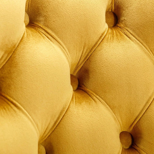 A&A Furniture,Swivel Velvet Barstools Adjusatble Seat Height from 25-33 Inch, Modern Upholstered Chrome base Bar Stools with Backs Comfortable Tufted for Home Pub and Kitchen Island（Gold,Set of 2） Default -DTYStore