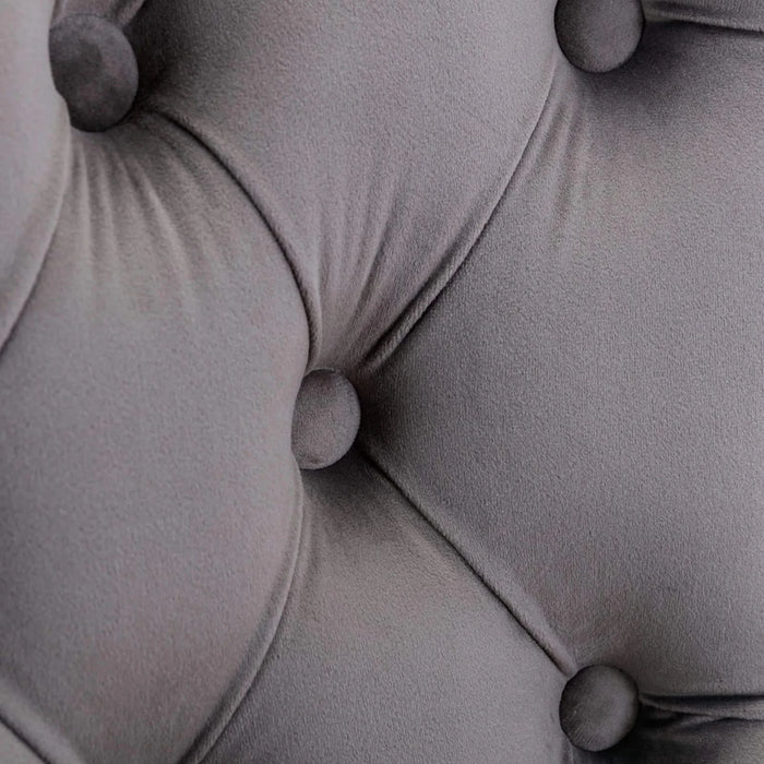 A&A Furniture Modern Upholstered Velvet Bar Stools with Adjustable Swivel Seat Height in Gray, Set of 2 Default -DTYStore