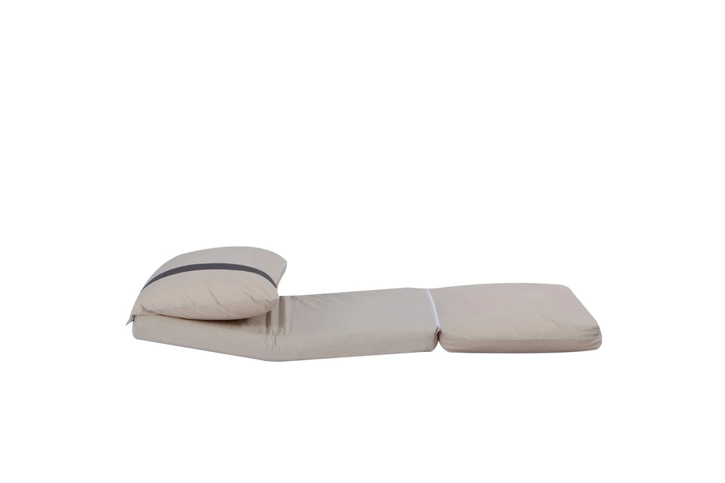 ARIA Modern Floor Sofa Bed Human Dog Bed for Adult & Pets – 6-Position Adjustable, 5-Second Foldable, Corduroy Upholstered Bean Bag Base & Pillow – Space-Saving for Small Spaces. Default -DTYStore