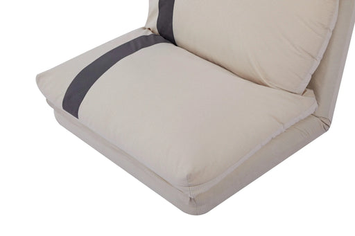 ARIA Modern Floor Sofa Bed Human Dog Bed for Adult & Pets – 6-Position Adjustable, 5-Second Foldable, Corduroy Upholstered Bean Bag Base & Pillow – Space-Saving for Small Spaces. Default -DTYStore