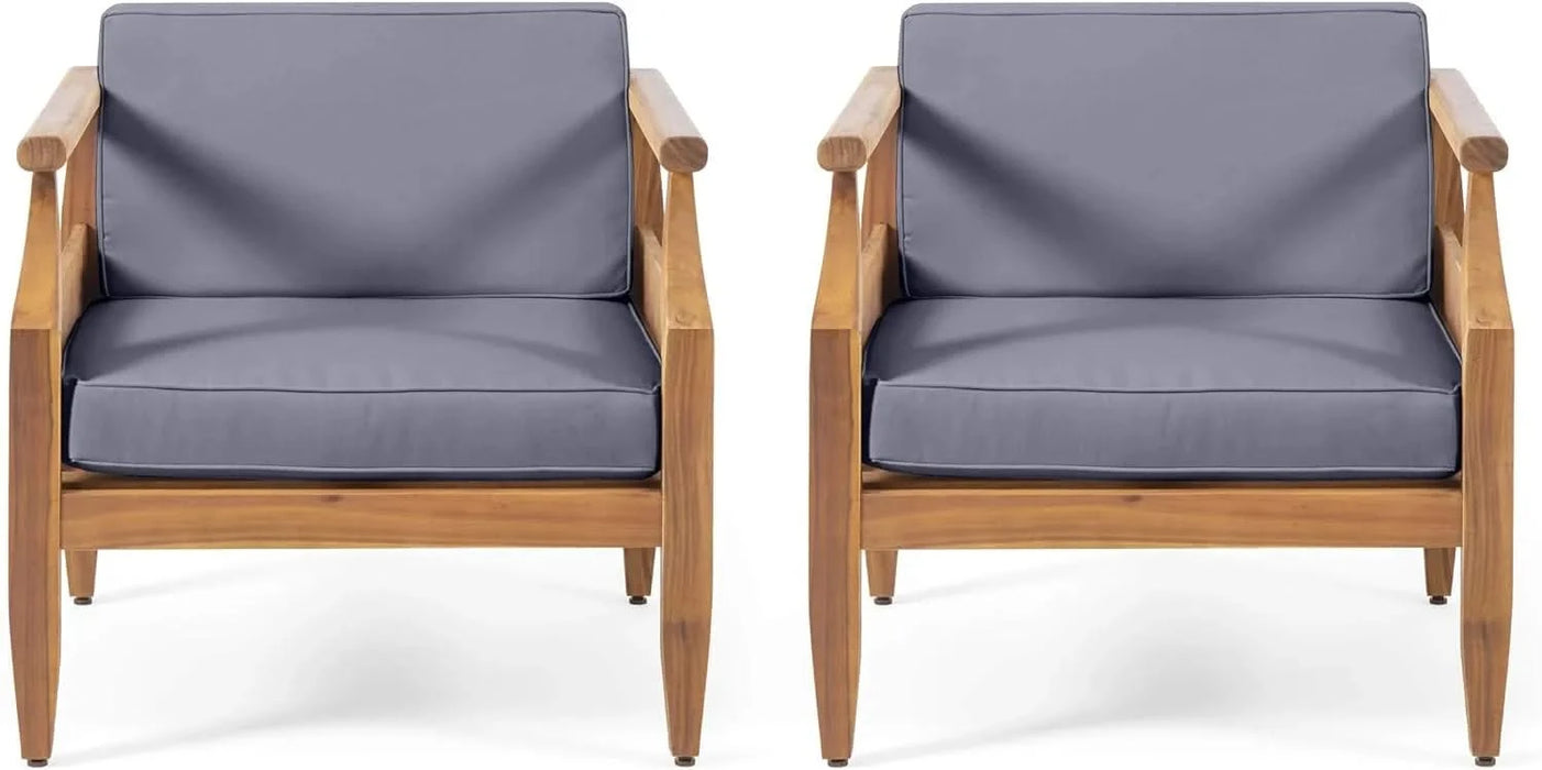 ASTON Outdoor 4 Seater Chat Set with Cushions_LOVESEAT & COFFEE TABLE &CLUB CHAIR Default -DTYStore