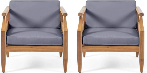 ASTON Outdoor 4 Seater Chat Set with Cushions_LOVESEAT & COFFEE TABLE &CLUB CHAIR Default -DTYStore