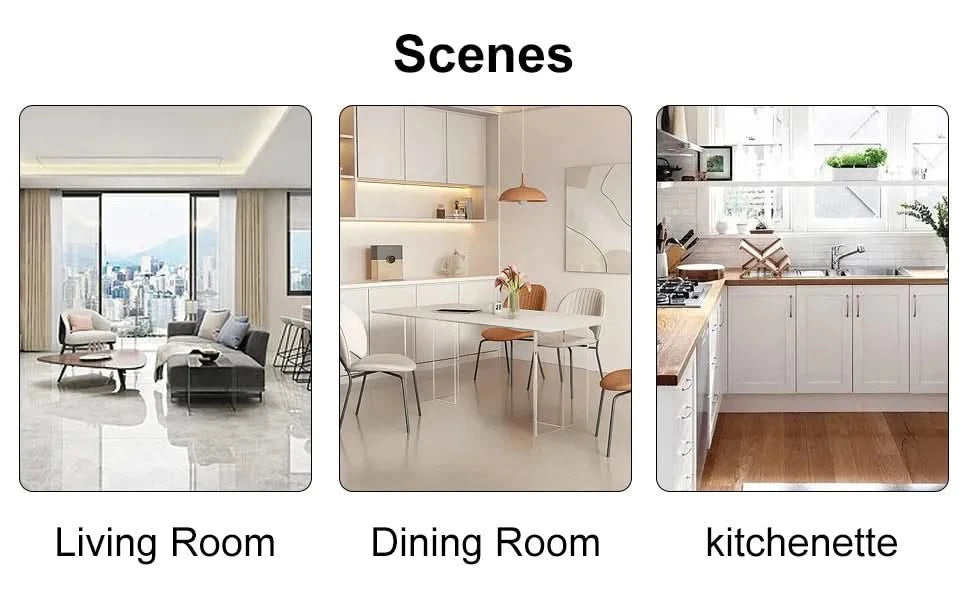 A glass tabletop with a diameter of 38.6 inches and a modern minimalist circular dining table with silver metal legs.Suitable for living rooms, and conference rooms. Default -DTYStore