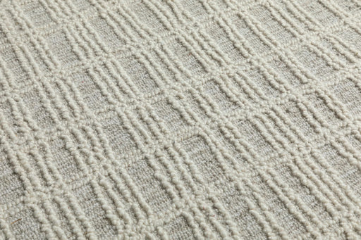 Abbey Latriss Ivory and Natural Wool Handwoven Area Rug Default -DTYStore