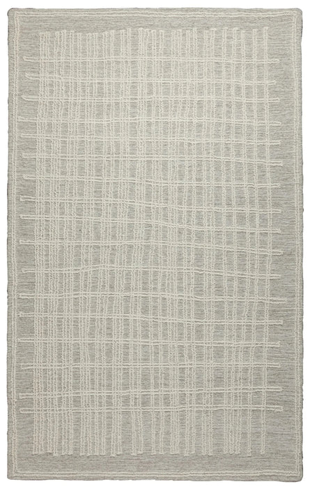 Abbey Latriss Ivory and Natural Wool Handwoven Area Rug Default -DTYStore