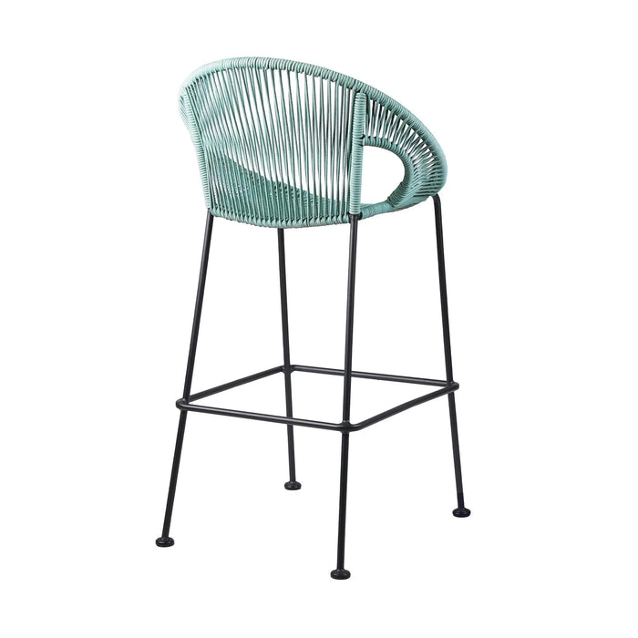 Acapulco 30' Indoor Outdoor Steel Bar Stool with Wasabi Rope Default -DTYStore