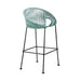 Acapulco 30' Indoor Outdoor Steel Bar Stool with Wasabi Rope Default -DTYStore