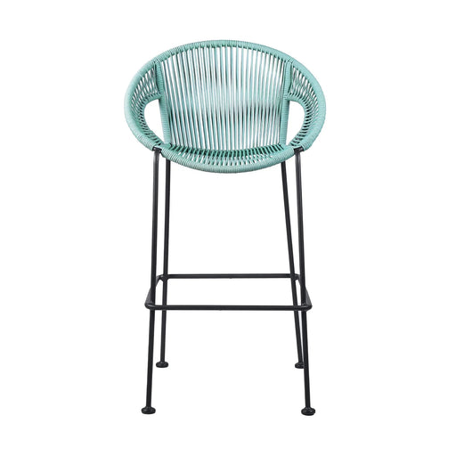 Acapulco 30' Indoor Outdoor Steel Bar Stool with Wasabi Rope Default -DTYStore