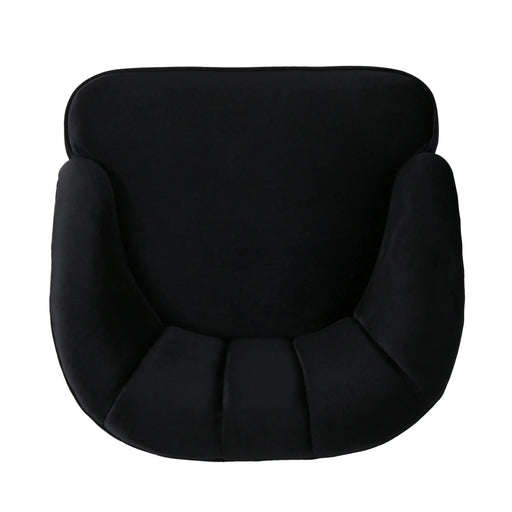 Accent Chair, Club Armchair, Modern Reading Chair, Black Altay Velvet Default -DTYStore