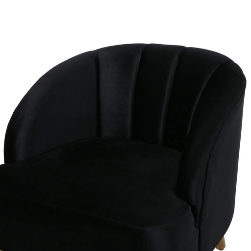 Accent Chair, Club Armchair, Modern Reading Chair, Black Altay Velvet Default -DTYStore
