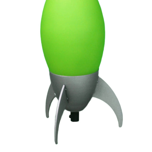 Acrylic Kids Table Lamp Rocket Ship design - Children's Night Light Bedroom Decor Green -DTYStore