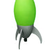 Acrylic Kids Table Lamp Rocket Ship design - Children's Night Light Bedroom Decor Green -DTYStore