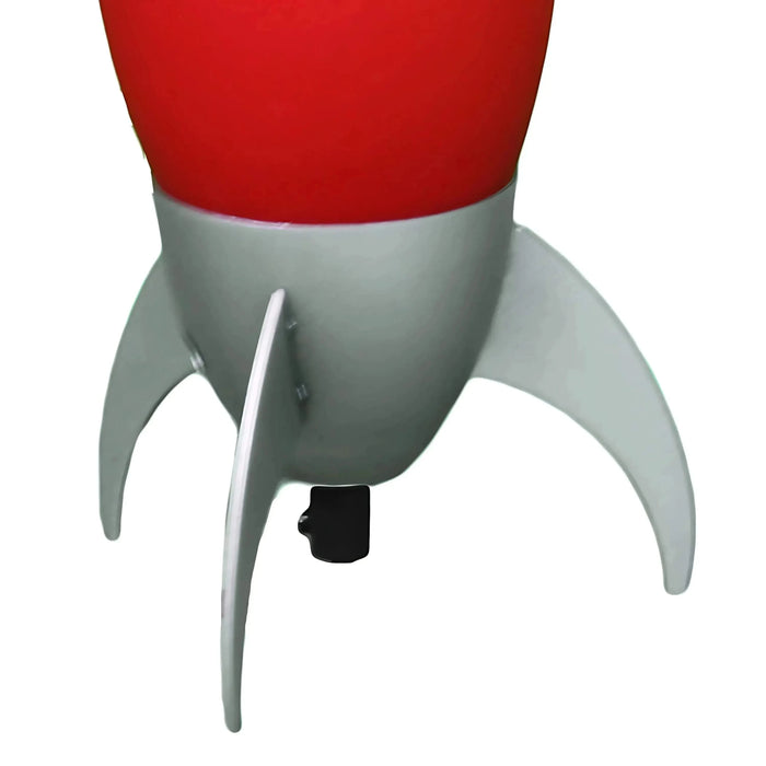 Acrylic Kids Table Lamp Rocket Ship design - Children's Night Light Bedroom Decor Red -DTYStore