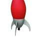 Acrylic Kids Table Lamp Rocket Ship design - Children's Night Light Bedroom Decor Red -DTYStore