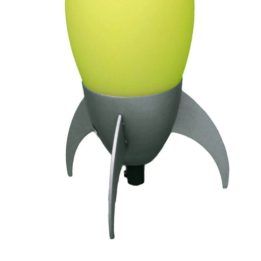 Acrylic Kids Table Lamp Rocket Ship design - Children's Night Light Bedroom Decor Yellow -DTYStore